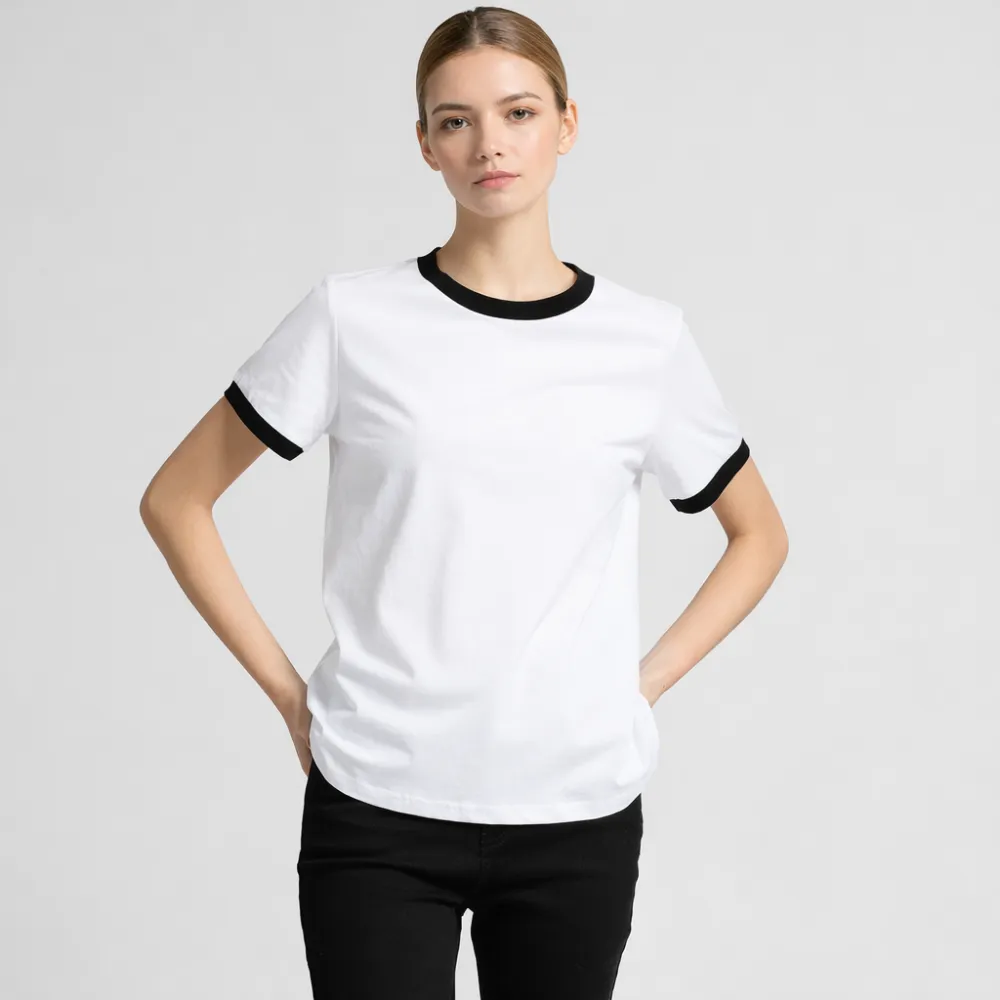 Футболка классическая двухцветная ДЕЙЛИ, Цвет: Белый, Размер: XS