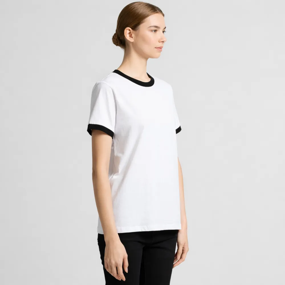 Футболка классическая двухцветная ДЕЙЛИ, Цвет: Белый, Размер: XS, изображение 2