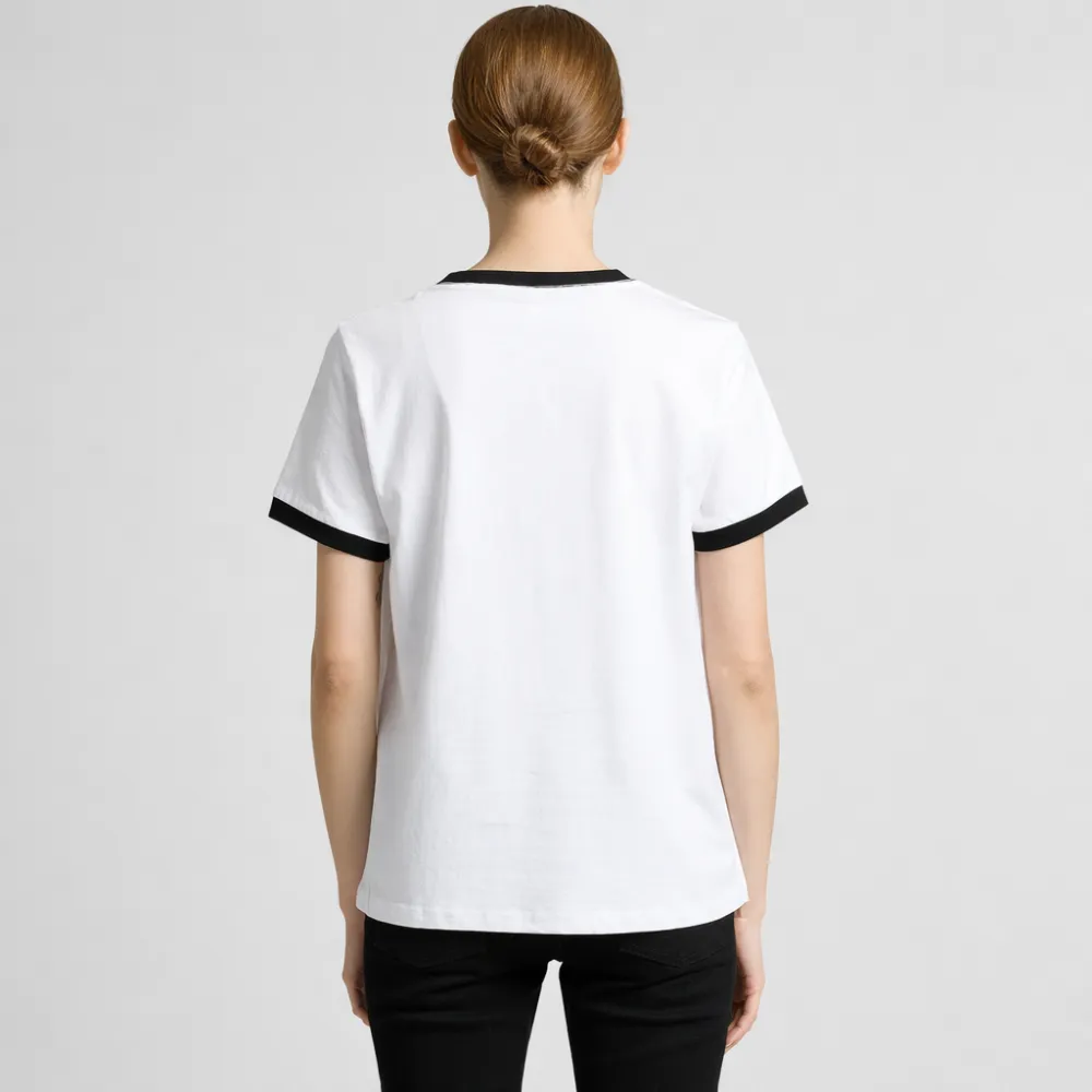 Футболка классическая двухцветная ДЕЙЛИ, Цвет: Белый, Размер: XS, изображение 4