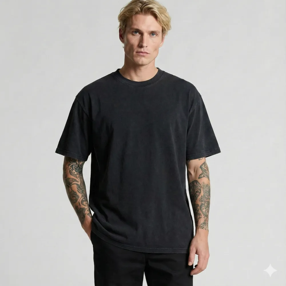 Футболка мужская классическая CLASSIK, Цвет: Черный, Размер: XS