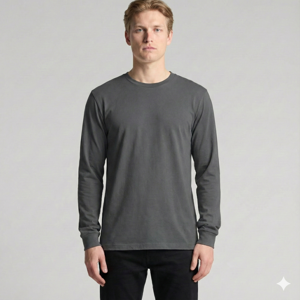 Лонгслив мужской DAILY, Цвет: Серый, Размер: XL