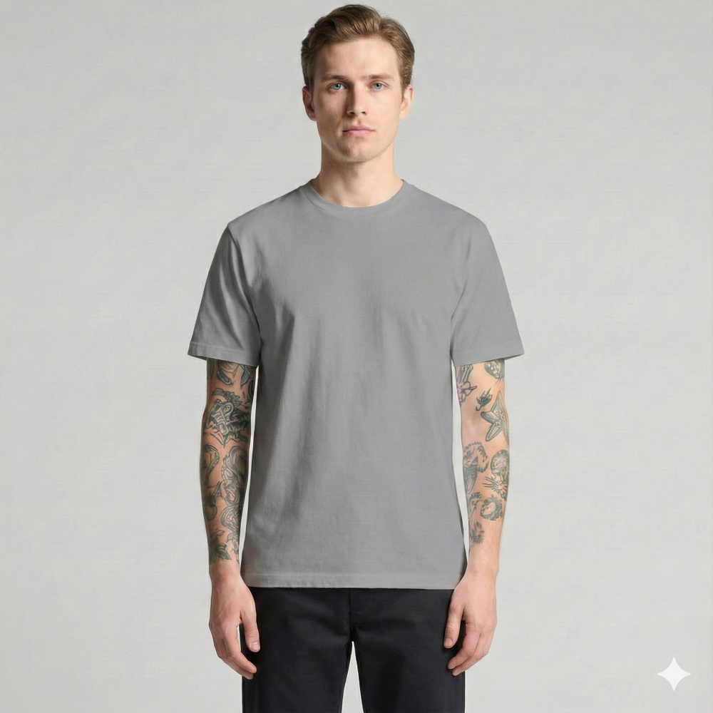 Футболка мужская классическая DAILY, Цвет: Серый, Размер: L