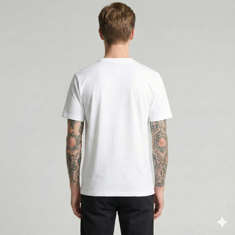 Футболка мужская классическая DAILY, Цвет: Белый, Размер: S, изображение 4