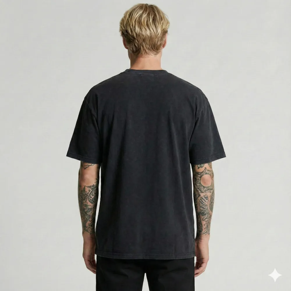 Футболка мужская классическая КЛАССИК, Цвет: Черный, Размер: XS, изображение 4