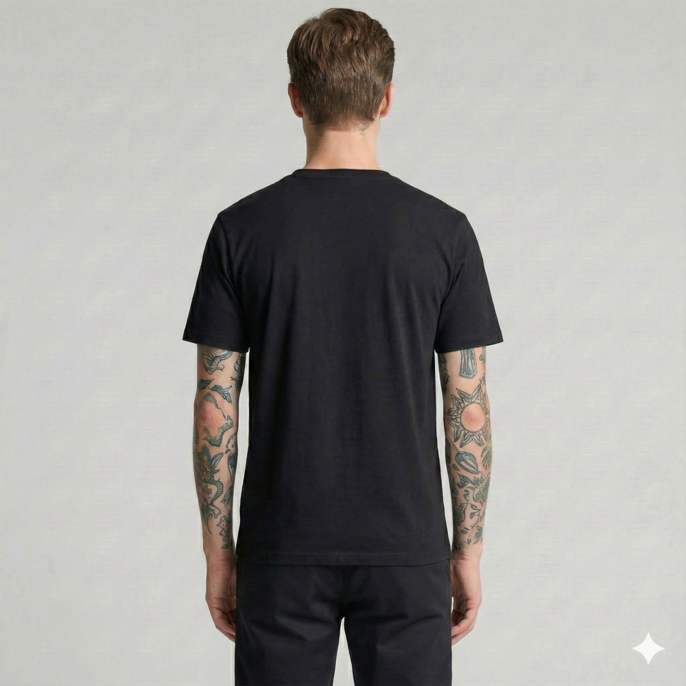 Футболка мужская классическая DAILY, Цвет: Черный, Размер: S, изображение 4