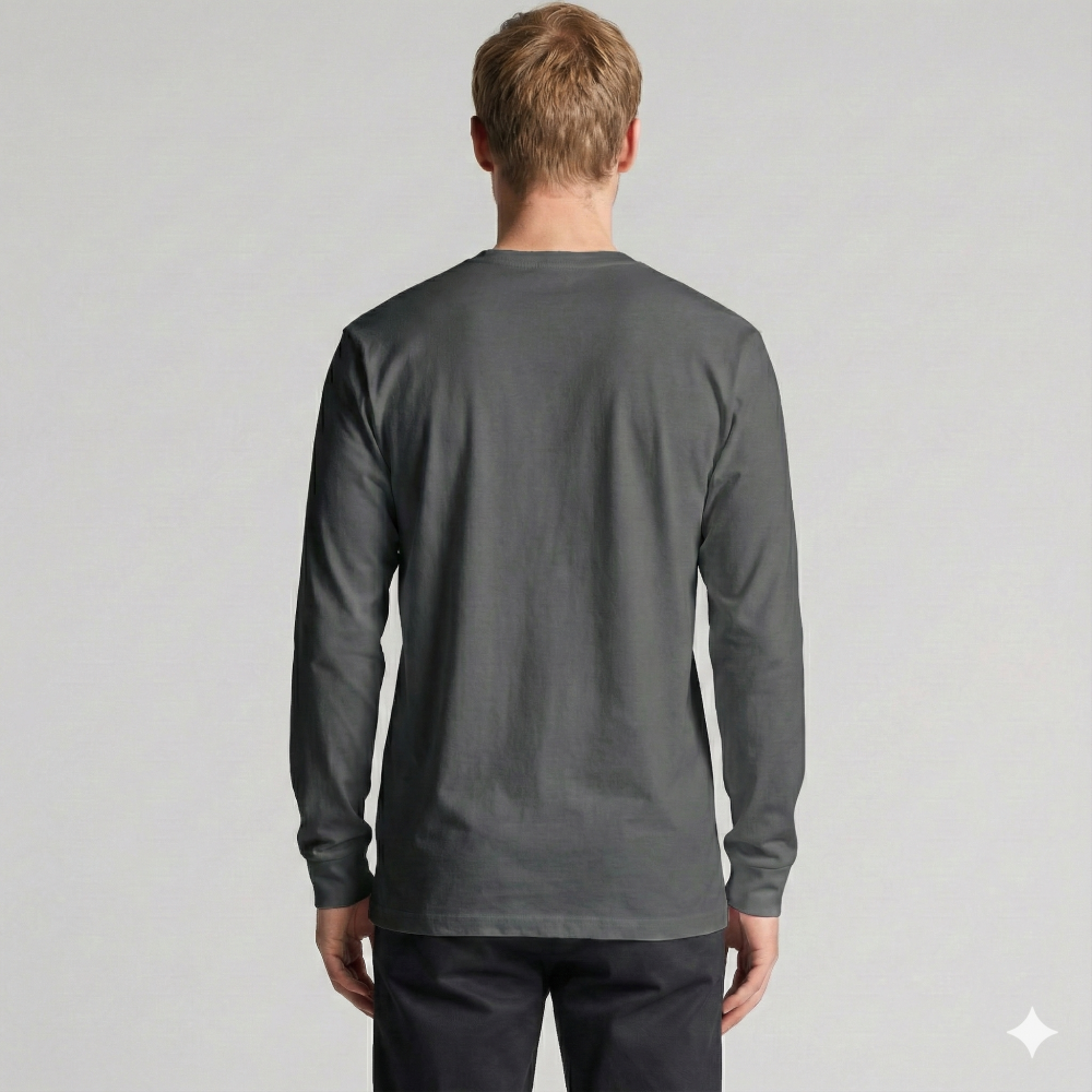 Лонгслив мужской DAILY, Цвет: Серый, Размер: XL, изображение 4