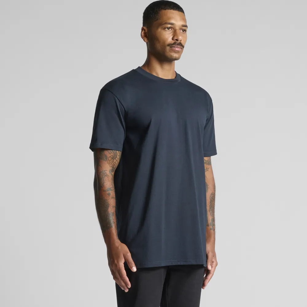 Футболка мужская классическая удлиненная [+5см] КЛАССИК, Цвет: Темно-синий, Размер: XS, изображение 2