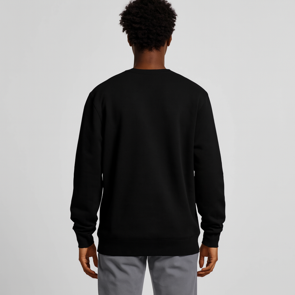 Свитшот мужской ESSENTIAL петля, Цвет: Черный, Размер: S, изображение 4