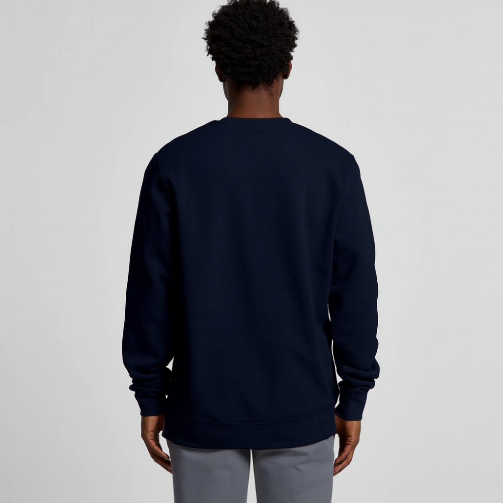 Свитшот мужской ESSENTIAL петля, Цвет: Темно-синий, Размер: M, изображение 4
