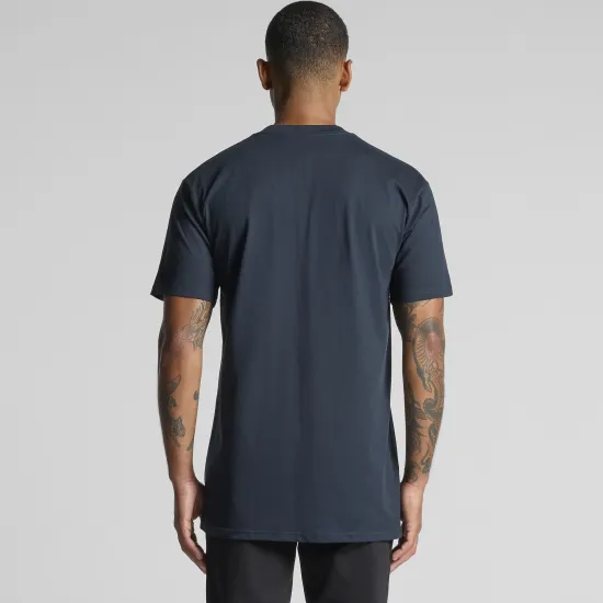 Футболка мужская классическая удлиненная [+5см] CLASSIK, Цвет: Темно-синий, Размер: XS, изображение 4